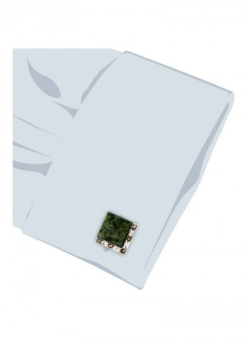 Hematite Studded Square Cuff Links