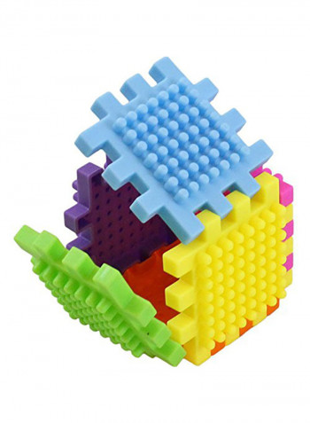 54-Piece Interconnecting Stacking Blocks Building Set