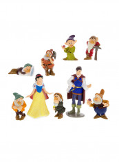 9-Piece Snow White And The Seven Dwarfs Figurine Set 27.94x6.35x25.4cm