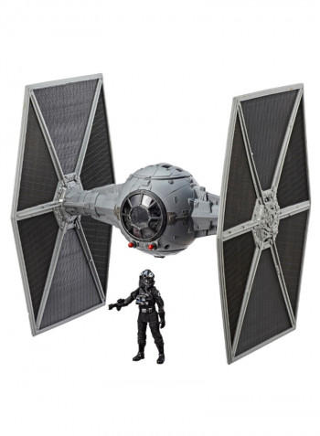 Star Wars Tie Fighter And Pilot Action Figure Set 3.75inch
