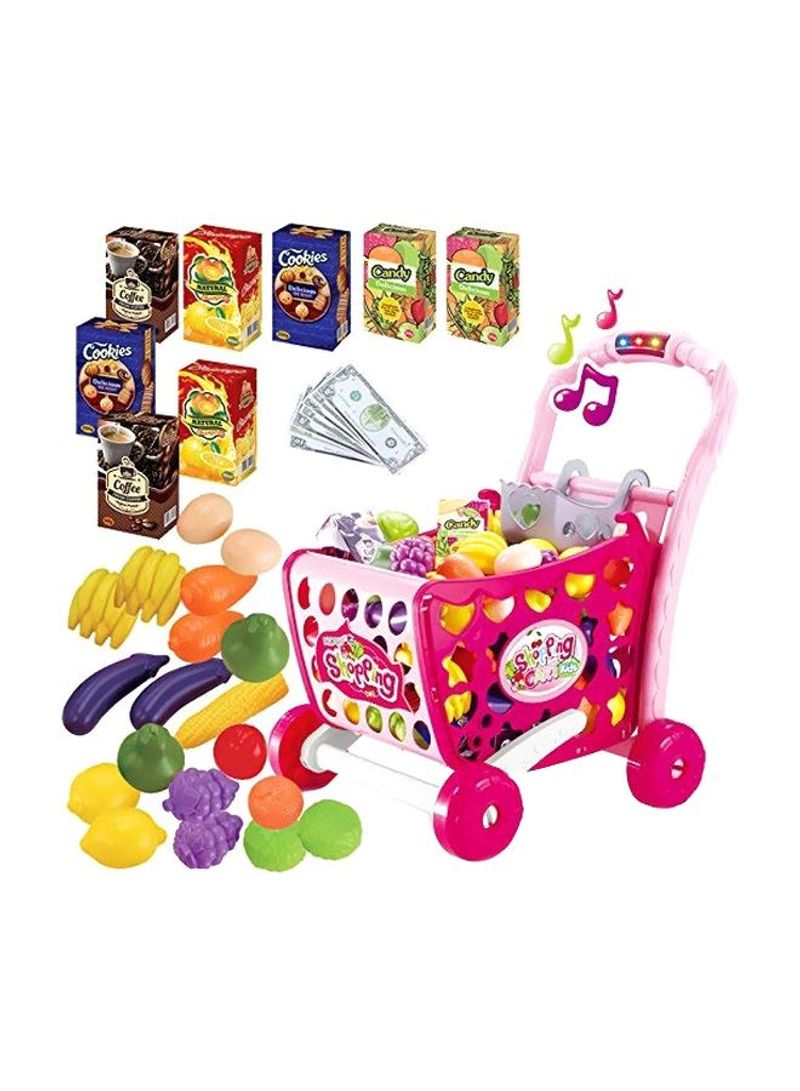 Supermarket Plastic Shopping Cart Toy