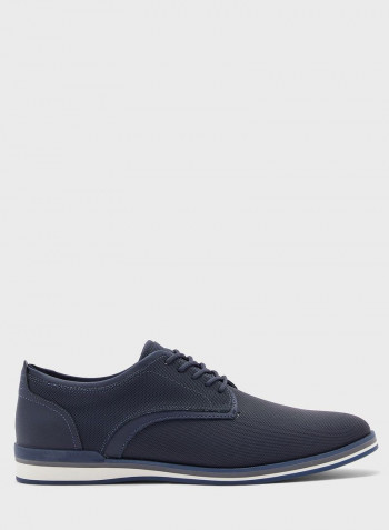 Lace-Up Low Top Sneakers Blue