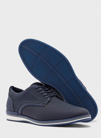Lace-Up Low Top Sneakers Blue