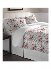 Oversized Duvet Set White/Pink/Green