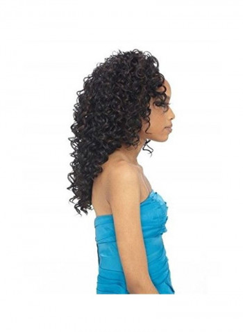 Curly Wavy Hair Wig Black