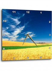 DPP 96590 1 Wheat Agriculture On The Palouse In Washington US48 RDU0051 Wall Clock Multicolour 10x10inch