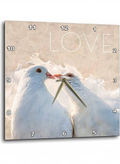 Pigeon Printed Analog Wall Clock Multicolour 10x10x0.1inch