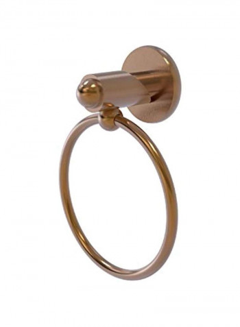 Soho Collection Brass Towel Ring Gold 6inch