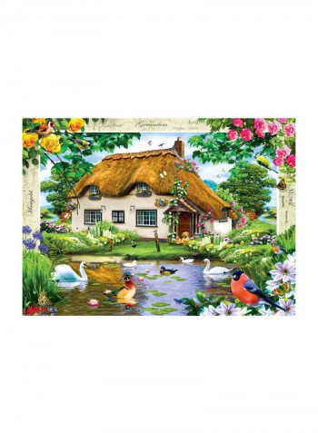 Swan Cottage Jigsaw Puzzle