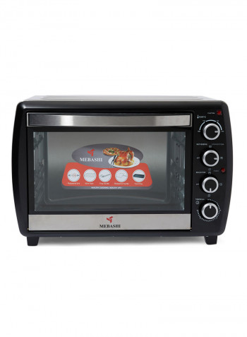 Toaster Oven ME-EOV1901KR Black/Clear