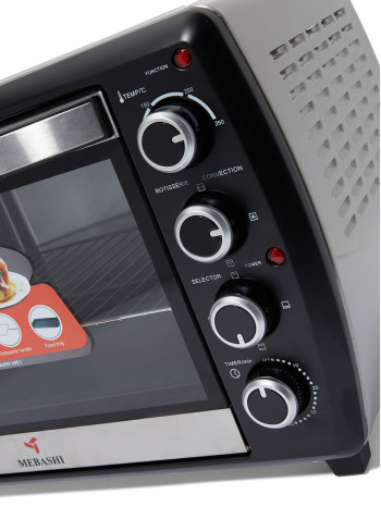 Toaster Oven ME-EOV1901KR Black/Clear