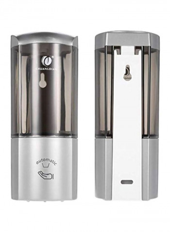 Wall Mounted Soap Dispenser Silver 200ml