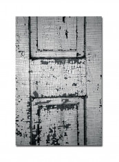 Chippy Paint Canvas Wall Art Grey 14 x 19inch