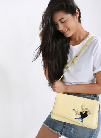 Comico Code Crossbody Bag Yellow