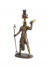 Egyptian Thoth Mythological Statue Brown/Gold 11inch