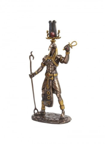 Egyptian Thoth Mythological Statue Brown/Gold 11inch