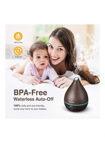 Mini Aromatherapy Ultrasonic Humidifier CI171010US Brown