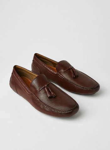 لوفر دارين من الجلد Brown