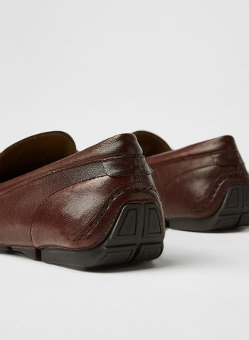 لوفر دارين من الجلد Brown