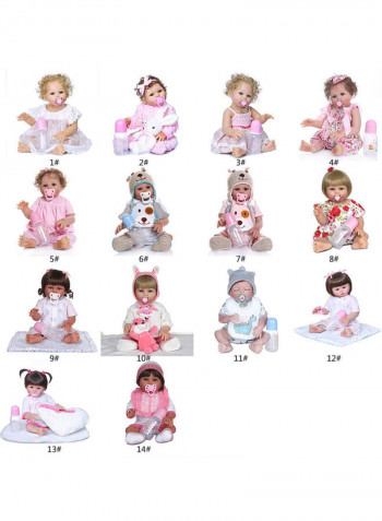 470mm Silicone Reborn Baby Doll 42.00*12.00*20.00cm