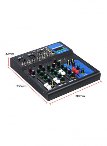 High Tone Quality Multi-Function Recording Mixing Console 4-Channel Meeting Hosting Singing Mixing Console