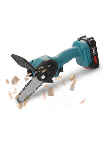 Portable Electric Pruning Saw Set Blue/Black/Silver