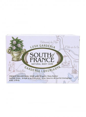 8-Piece Gardenia Milled Bar Soap 6ounce
