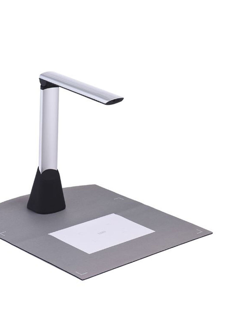 Document Camera Scanner With OCR Function LED Light Grey