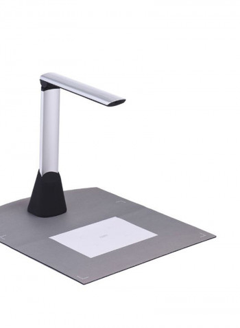 Document Camera Scanner With OCR Function LED Light Grey