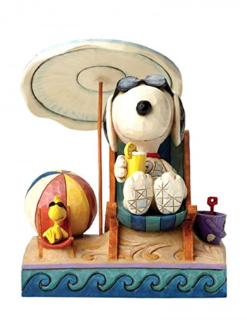 Peanuts Day At The Beach Beige/Brown/Blue 6inch