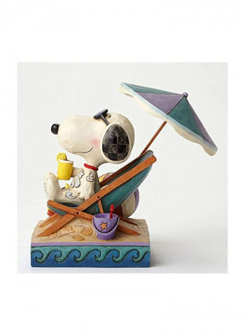 Peanuts Day At The Beach Beige/Brown/Blue 6inch