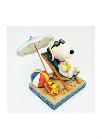 Peanuts Day At The Beach Beige/Brown/Blue 6inch