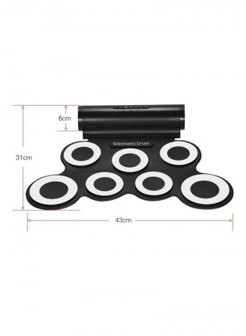 3-Piece Digital Stereo Electronic Drum Set