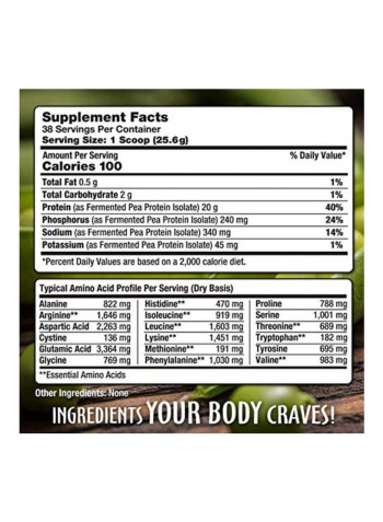 Fermented Pea Protein Powder