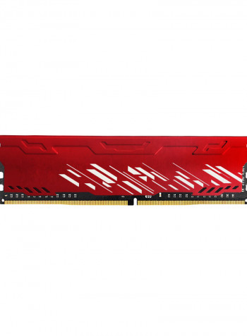 DDR4 Desktop PC RAM With Heat Sink 8GB Red