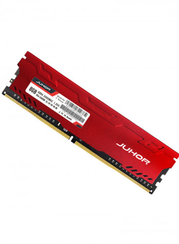 DDR4 Desktop PC RAM With Heat Sink 8GB Red