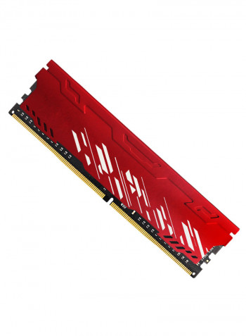 DDR4 Desktop PC RAM With Heat Sink 8GB Red