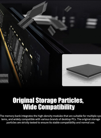 DDR4 Desktop PC RAM With Heat Sink 8GB Red