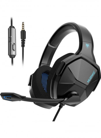 Earphone With Microphone Black