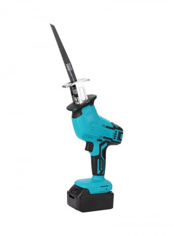5-Piece Reciprocating Saw Set Black/Blue
