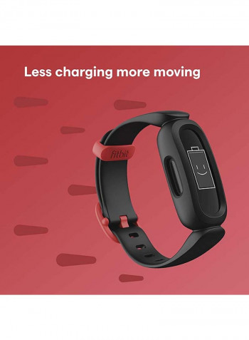 Ace 3 Activity Tracker for Kids 6+ with Animated Clock Faces Up to 8 days battery life & water resistant up to 50 m Black/Sport Red