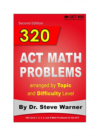 320 ACT Math Problems Paperback 2