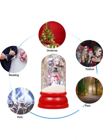 Christmas Musical Snow Lantern Hanging Lighting Lamp Multicolour