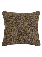 San Angelo European Leopard Sham Bath Pillow Brown/Black