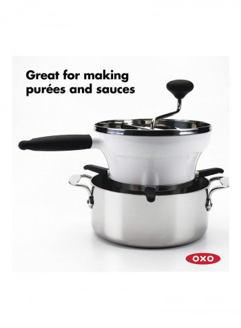 Good Grips Food Mill Silver/Black 37.5x18.4x26centimeter