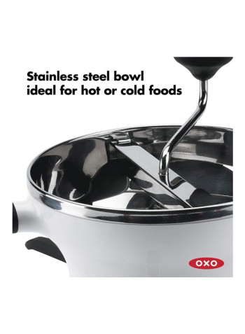 Good Grips Food Mill Silver/Black 37.5x18.4x26centimeter