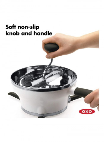 Good Grips Food Mill Silver/Black 37.5x18.4x26centimeter