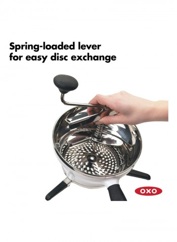 Good Grips Food Mill Silver/Black 37.5x18.4x26centimeter