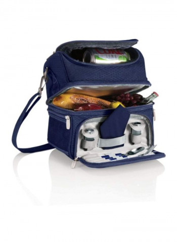 Insulated Lunch Bag Blue 11.75x7.25x12inch