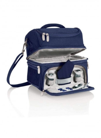 Insulated Lunch Bag Blue 11.75x7.25x12inch